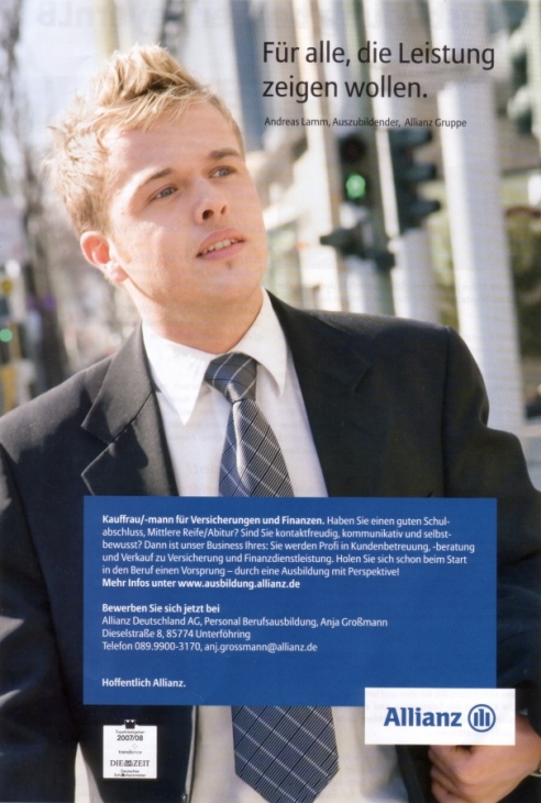 Allianzwerbung bäh