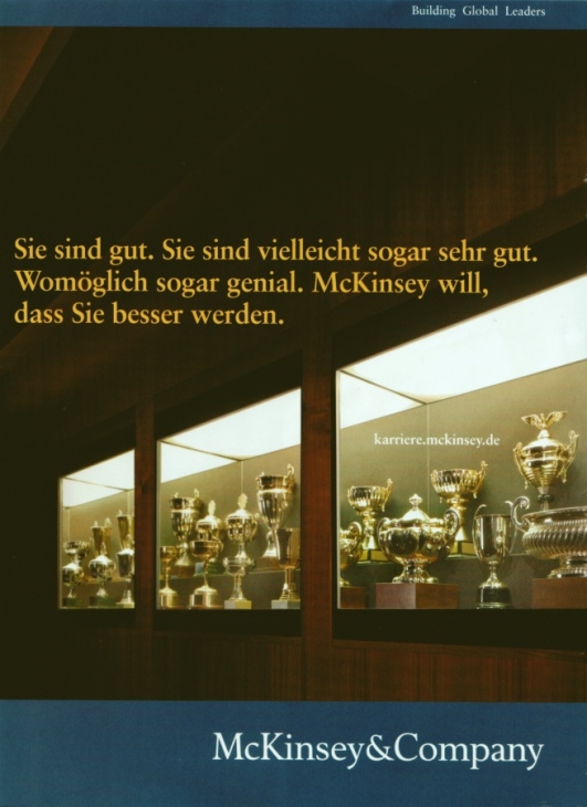 Mkinsey-Werbung eklig