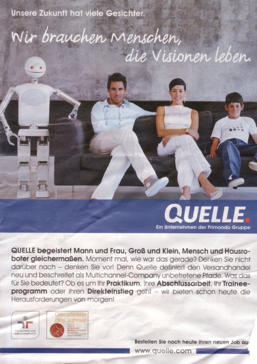 Wir bla brauchen bla Menschen bla bla, die bla Visionen leben blabla